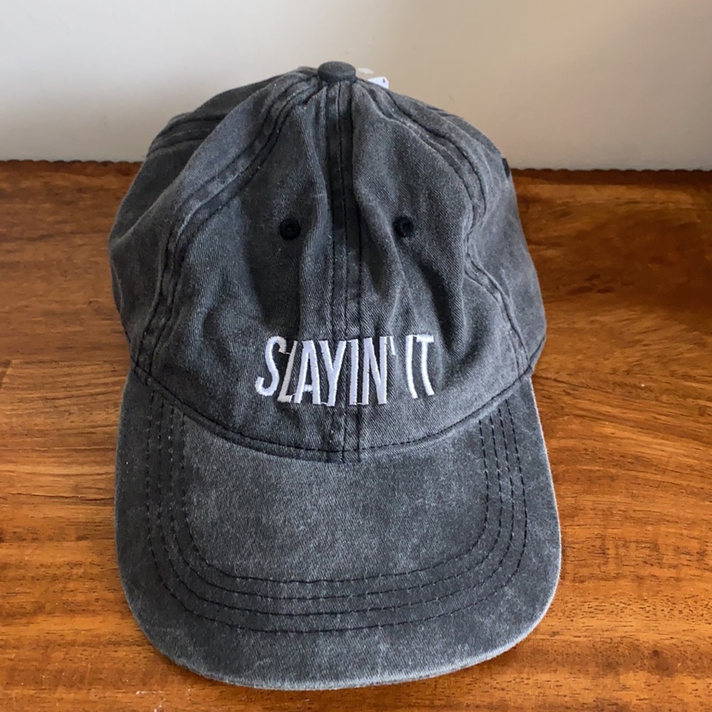 NWT Target Black Slayin' It Graphic Baseball Cap Ball Hat OS